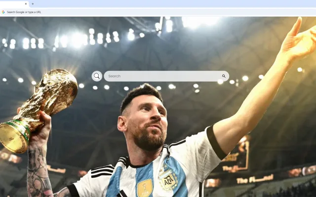 Lionel Messi - FIFA World Cup Trophy Live Wallpaper