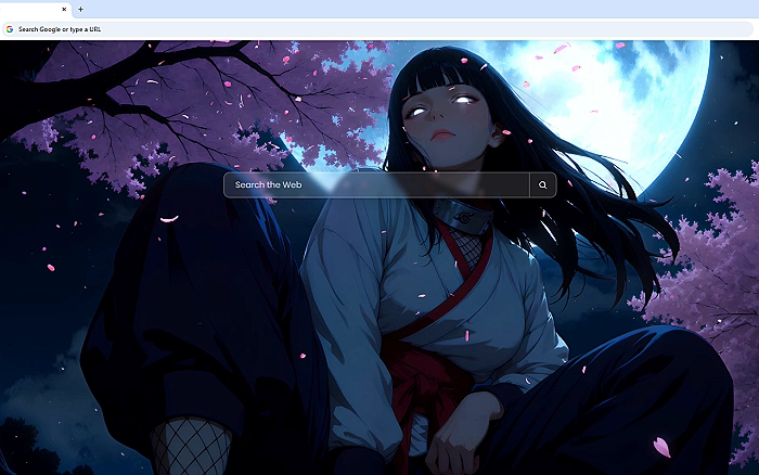 Hinata Hyuga Moonlight Live Wallpaper