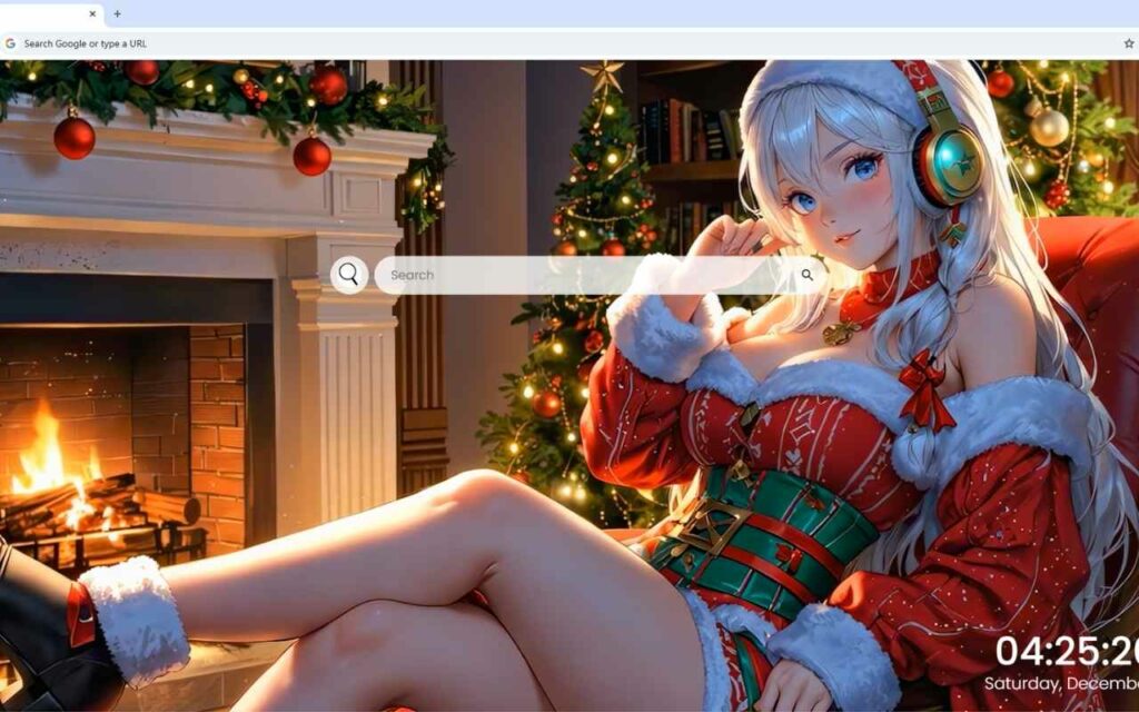 Christmas Anime Girl Wallpaper