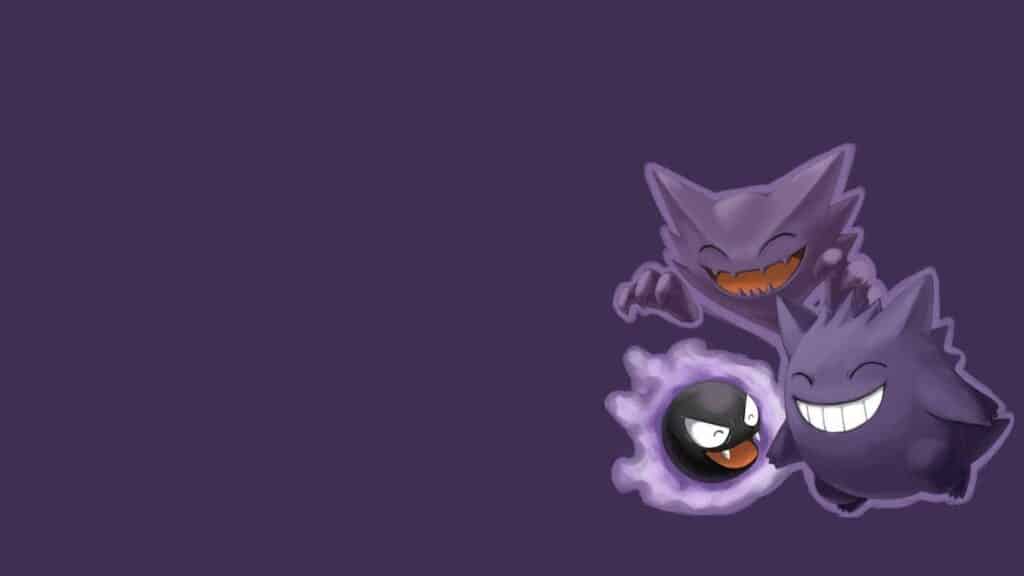 Pokemon Gengar Gastly Chrome Theme