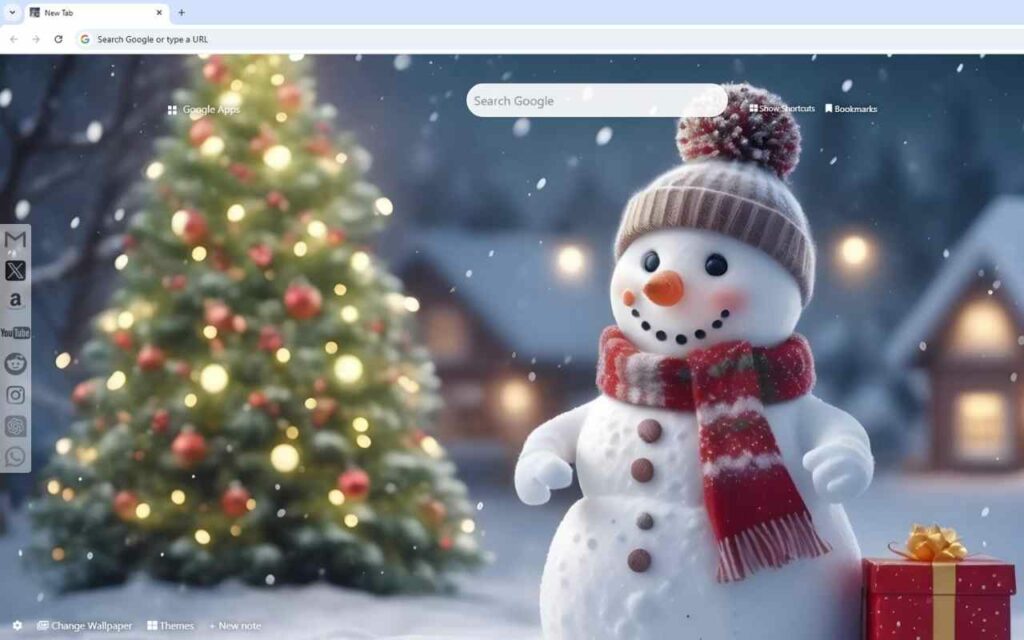 Snowman Wallpaper