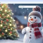 Snowman Live Wallpaper