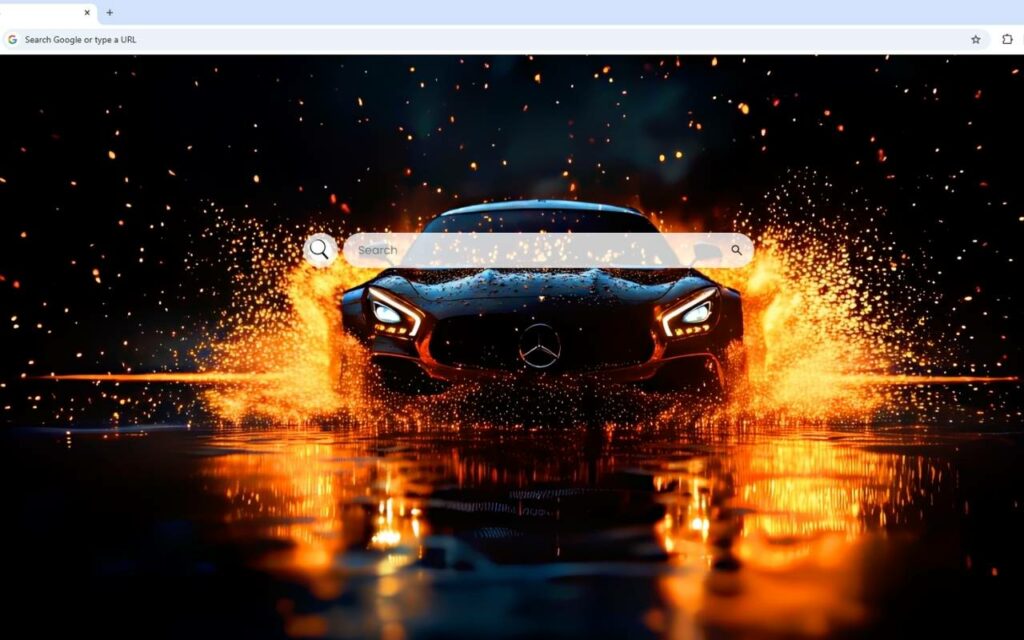 Mercedes Sparks in Motion Live Wallpaper