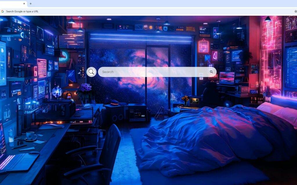 Space Galaxy Bedroom Live Wallpaper